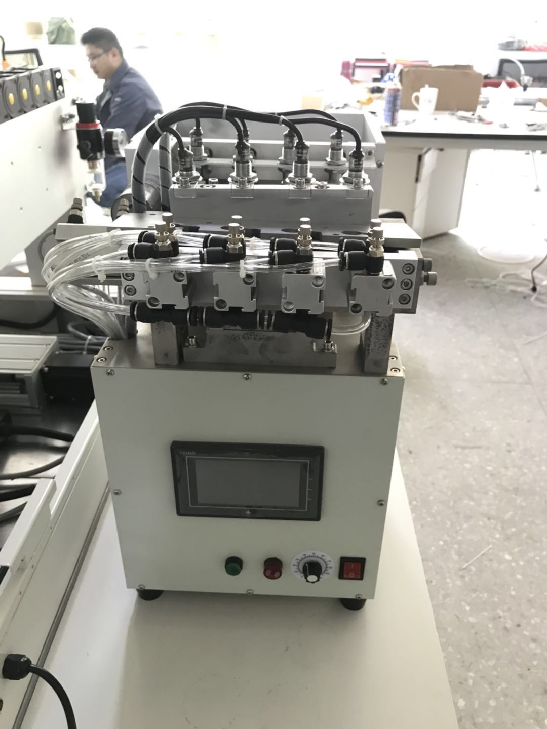 Máquina de alimentação de parafuso tipo turbina de inspeção automática para máquina de travamento de parafuso multi-lote